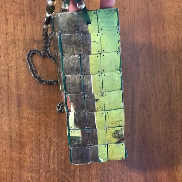 Uniquely Hand Painted Crossbody Bag - Picture 8 of 11